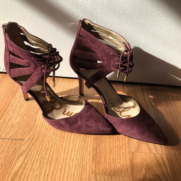 sam edelman purple heels
